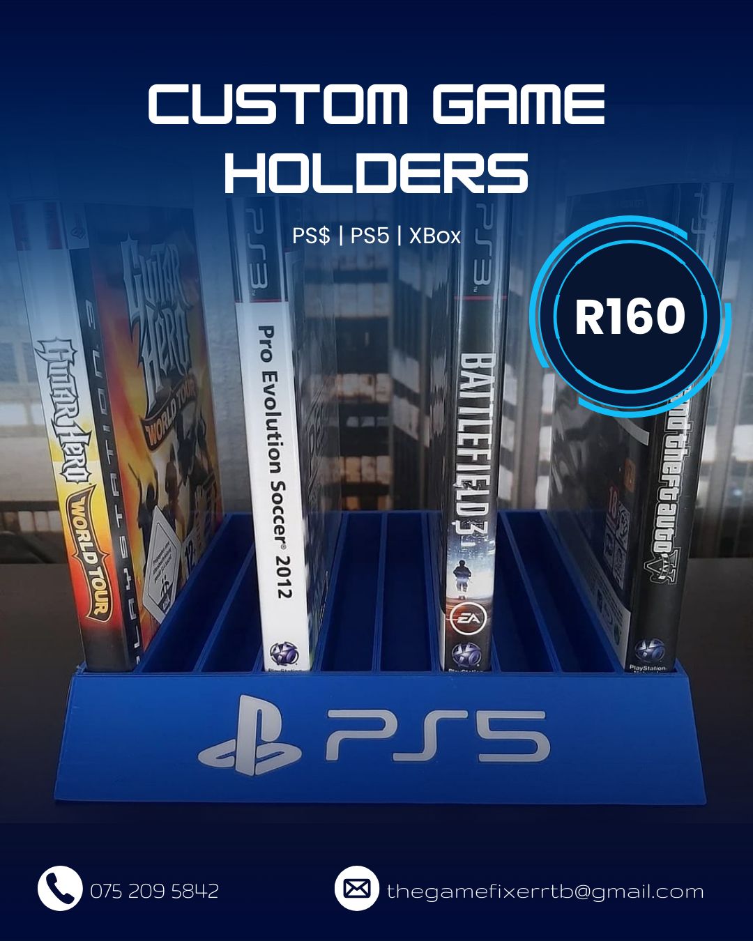 Custom PS5/Xbox Game Holders